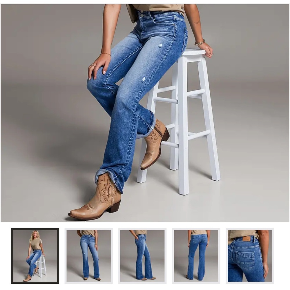 BKE Boot Cut Jeans - Classic Blue